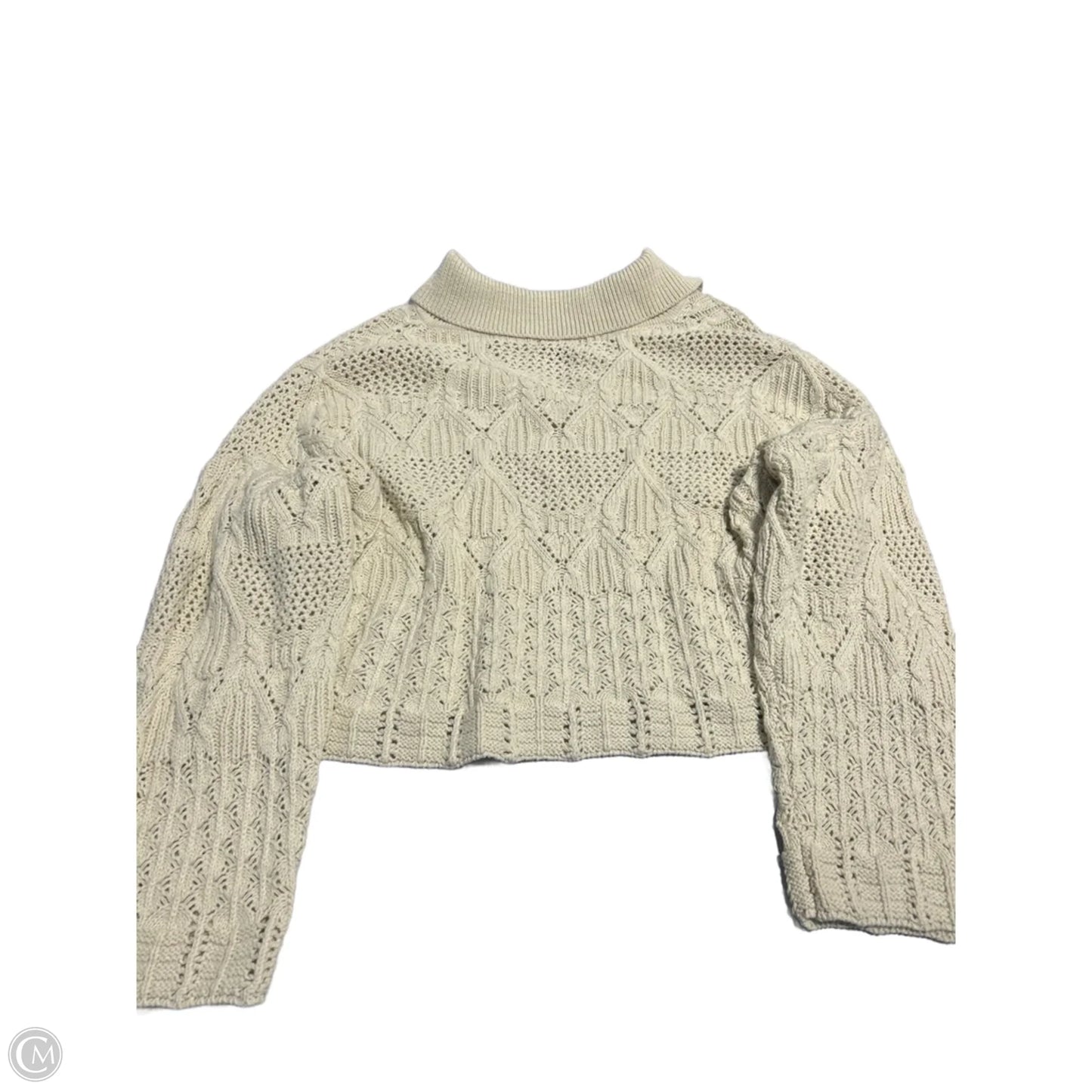 Sweater By Originality In Cream, Size: M