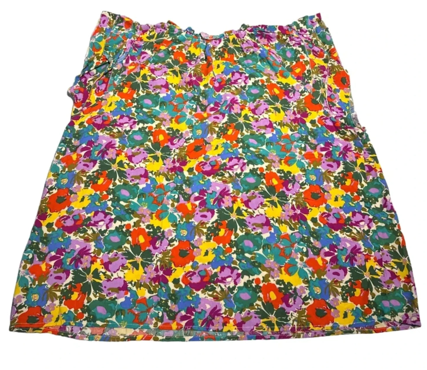 Top Short Sleeve By Ee Some In Floral Print, Size: S