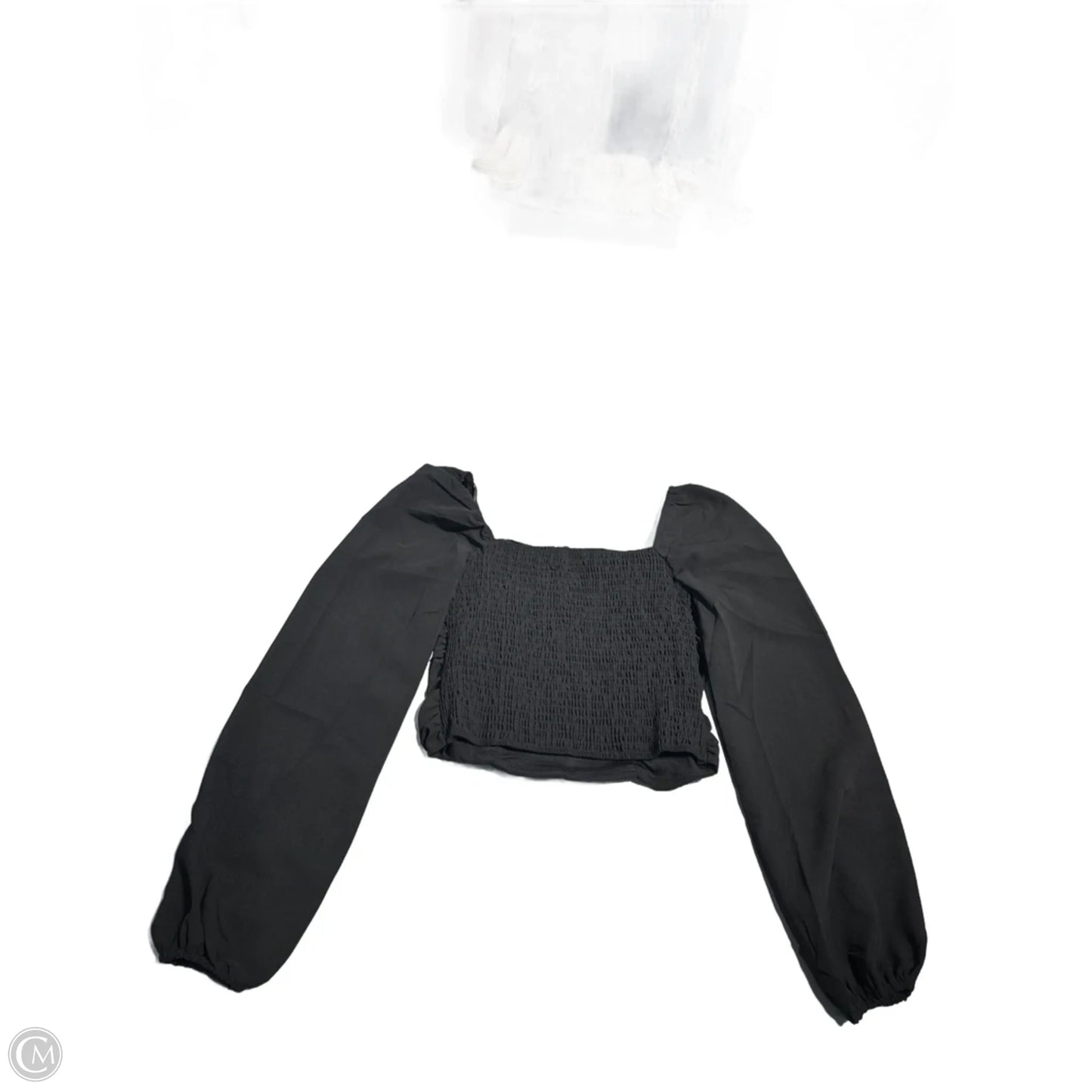 Top Long Sleeve By Cmc In Black, Size: Xs