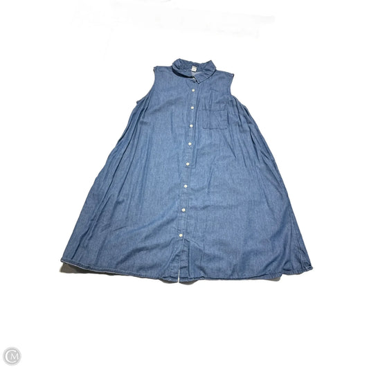 Dress Casual Short By Old Navy In Blue Denim, Size: L