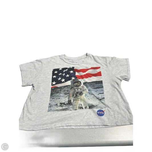 Top Short Sleeve By Cme In Grey, Size: Xl