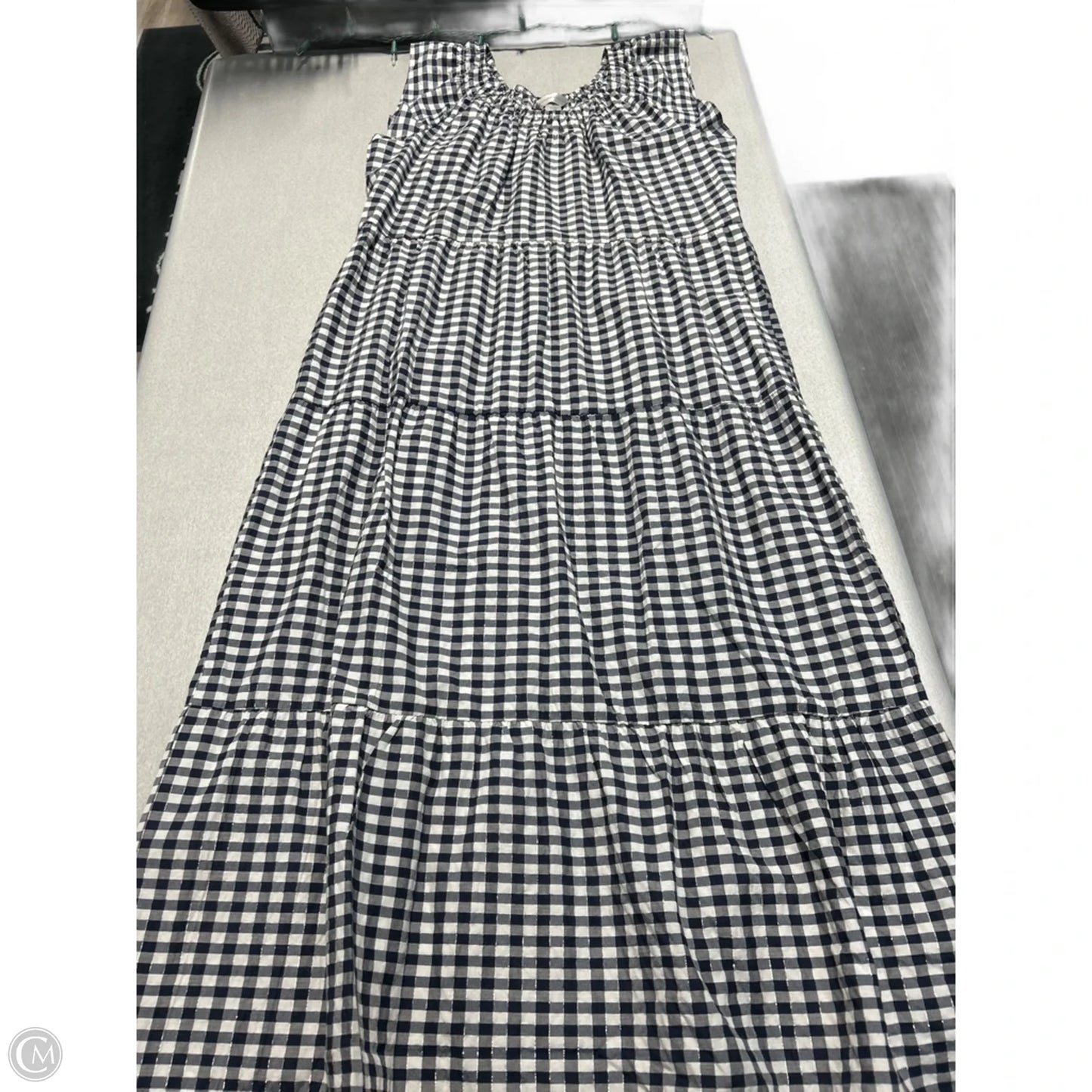 Dress Casual Maxi By Christopher And Banks In Plaid Pattern, Size: M