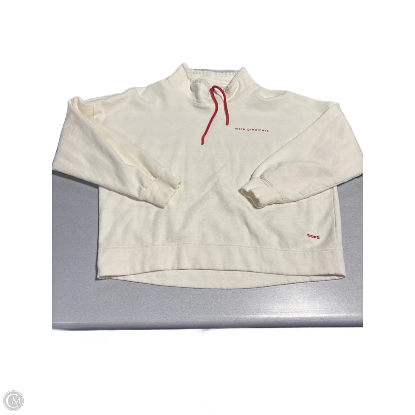 Sweatshirt Collar By Peace Love World In Cream, Size: Xs