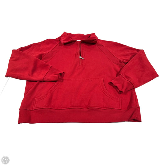 Top Long Sleeve By Maurices In Red, Size: M