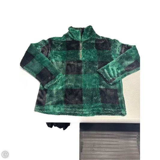 Sweatshirt Collar By Cmc In Plaid Pattern, Size: S