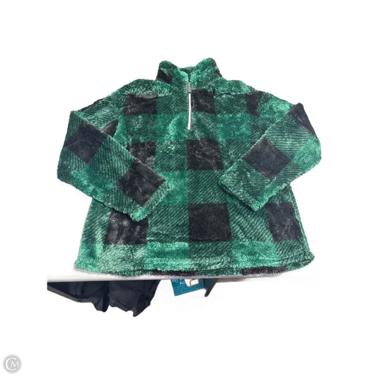 Sweatshirt Collar By Cmc In Plaid Pattern, Size: L