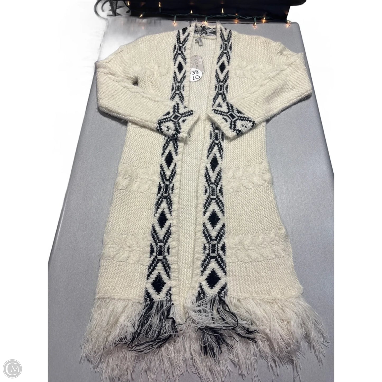 Cardigan By Cmc In Cream, Size: L