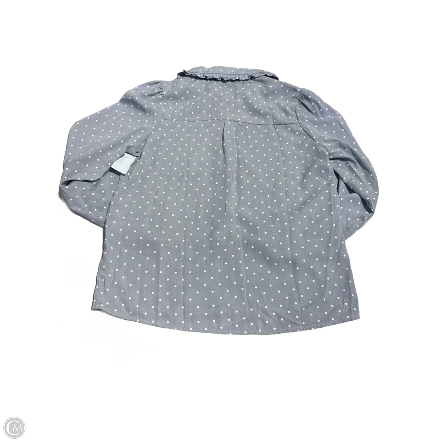 Top Long Sleeve By Cmc In Blue, Size: S