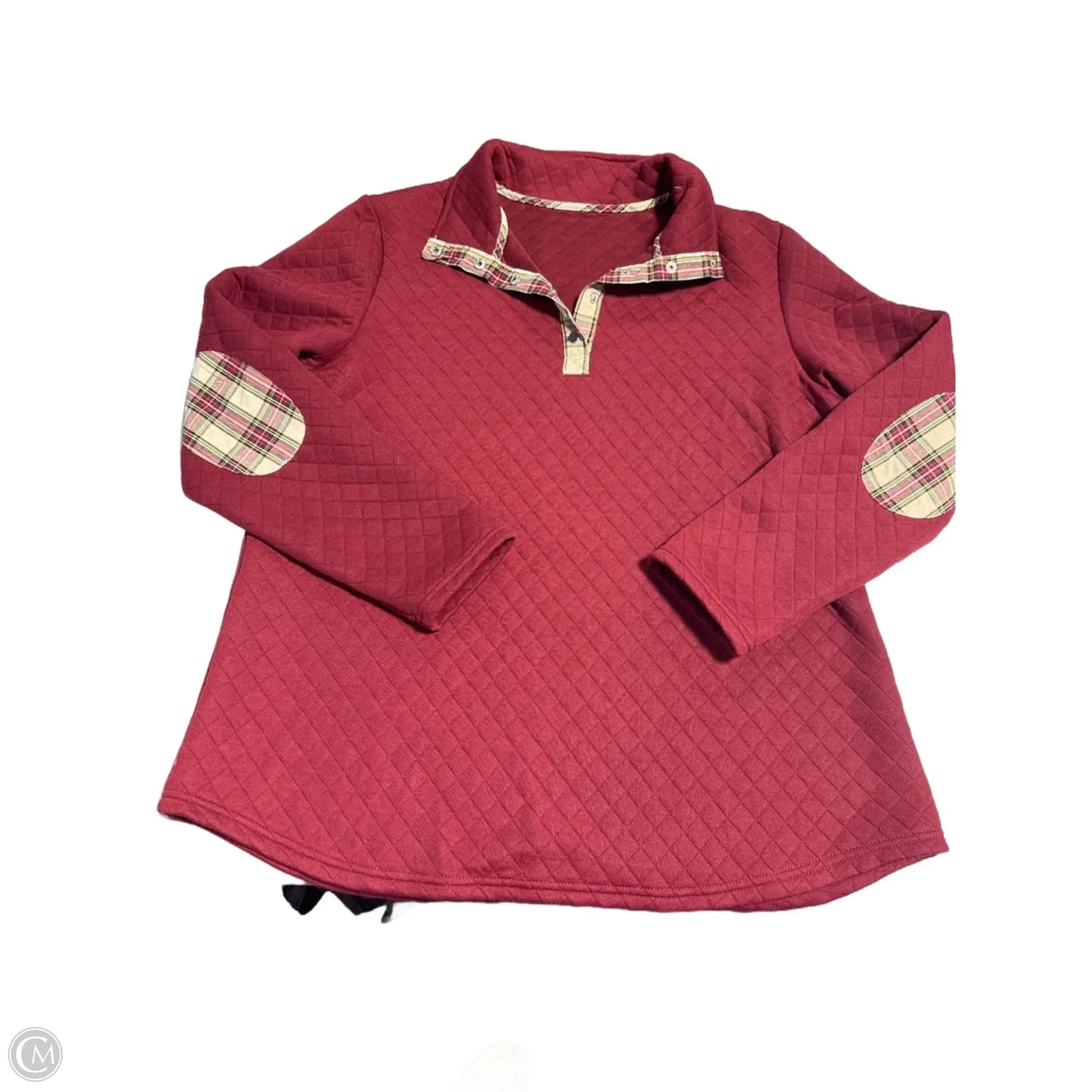 Sweatshirt Collar By Cmc In Red, Size: Xl