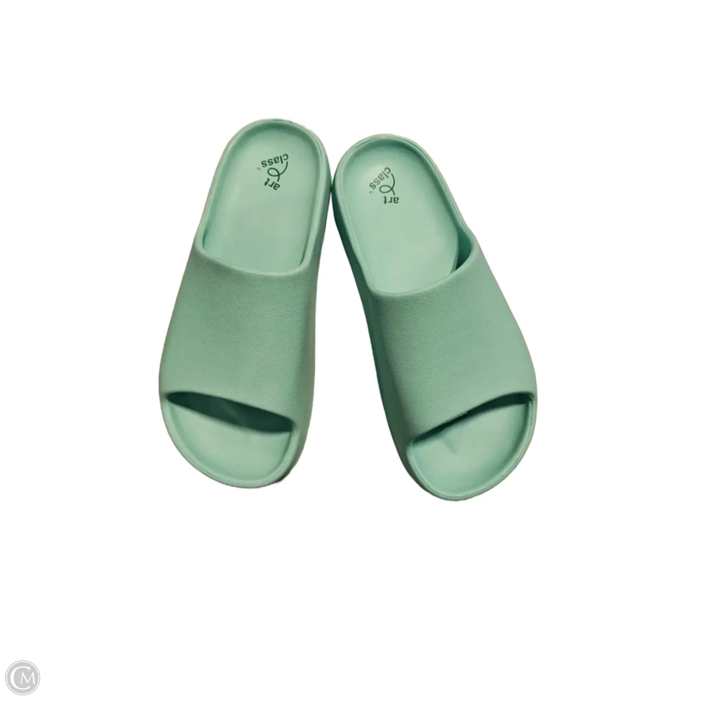 Sandals Heels Platform By Target In Teal, Size: 5