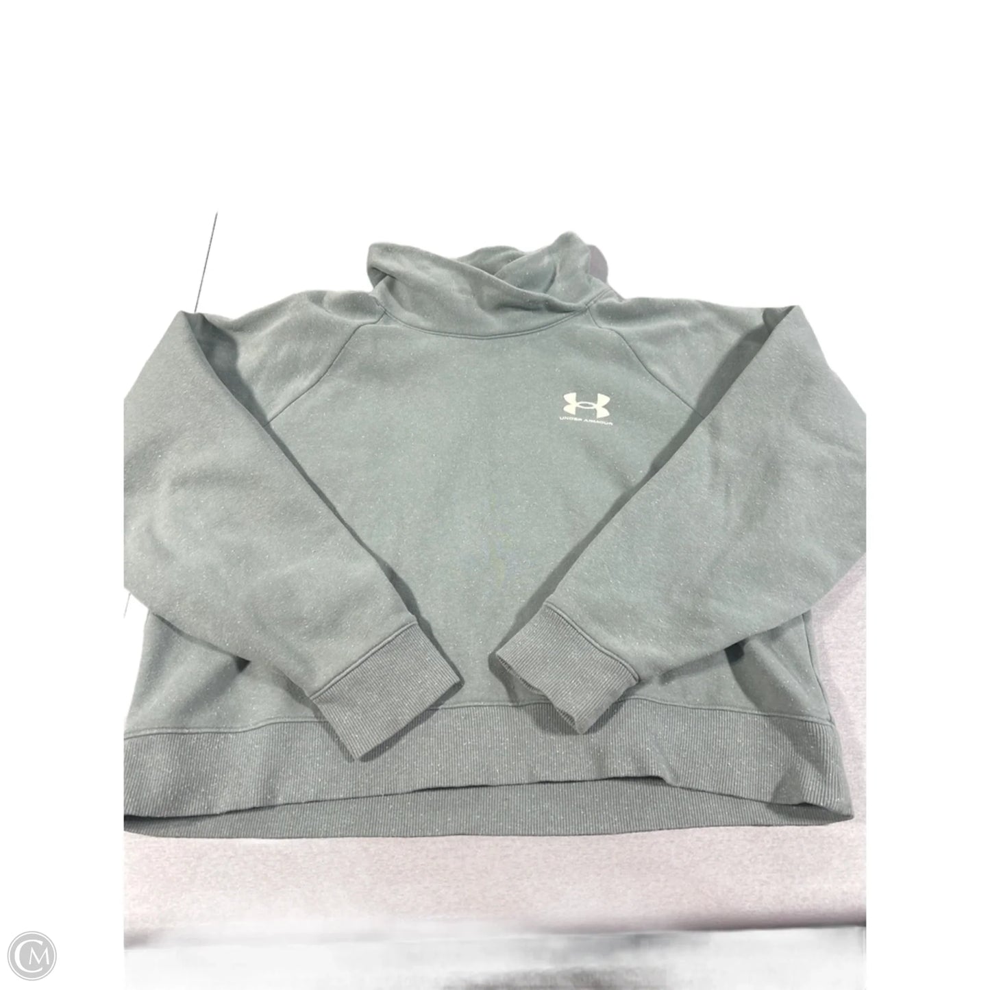 Sweatshirt Collar By Under Armour In Green, Size: M