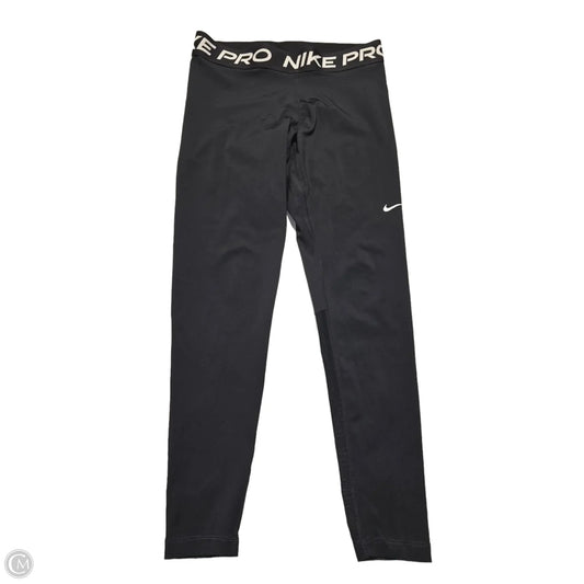Athletic Leggings By Nike In Black, Size: L