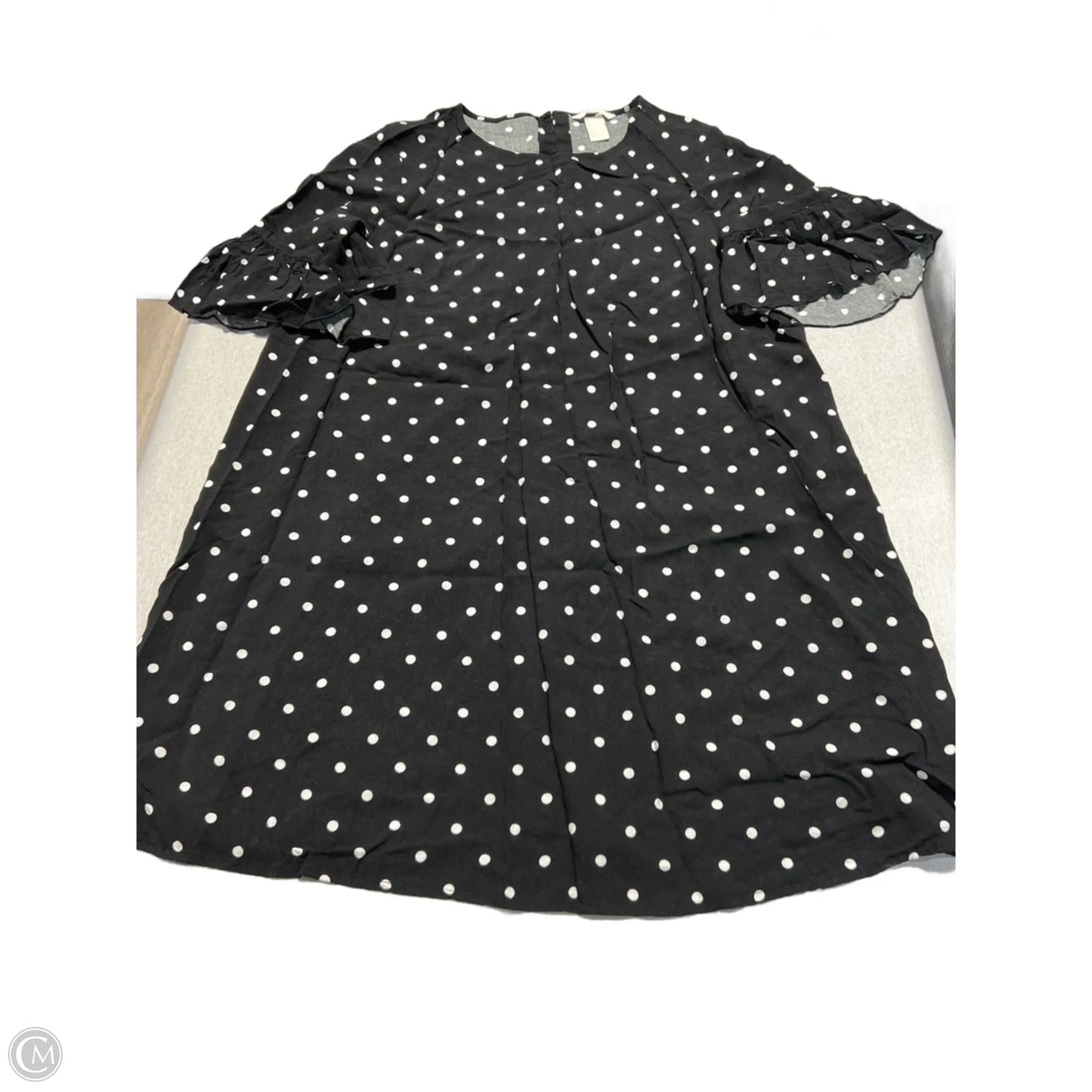 Dress Casual Short By H&m In Polkadot Pattern, Size: Xl