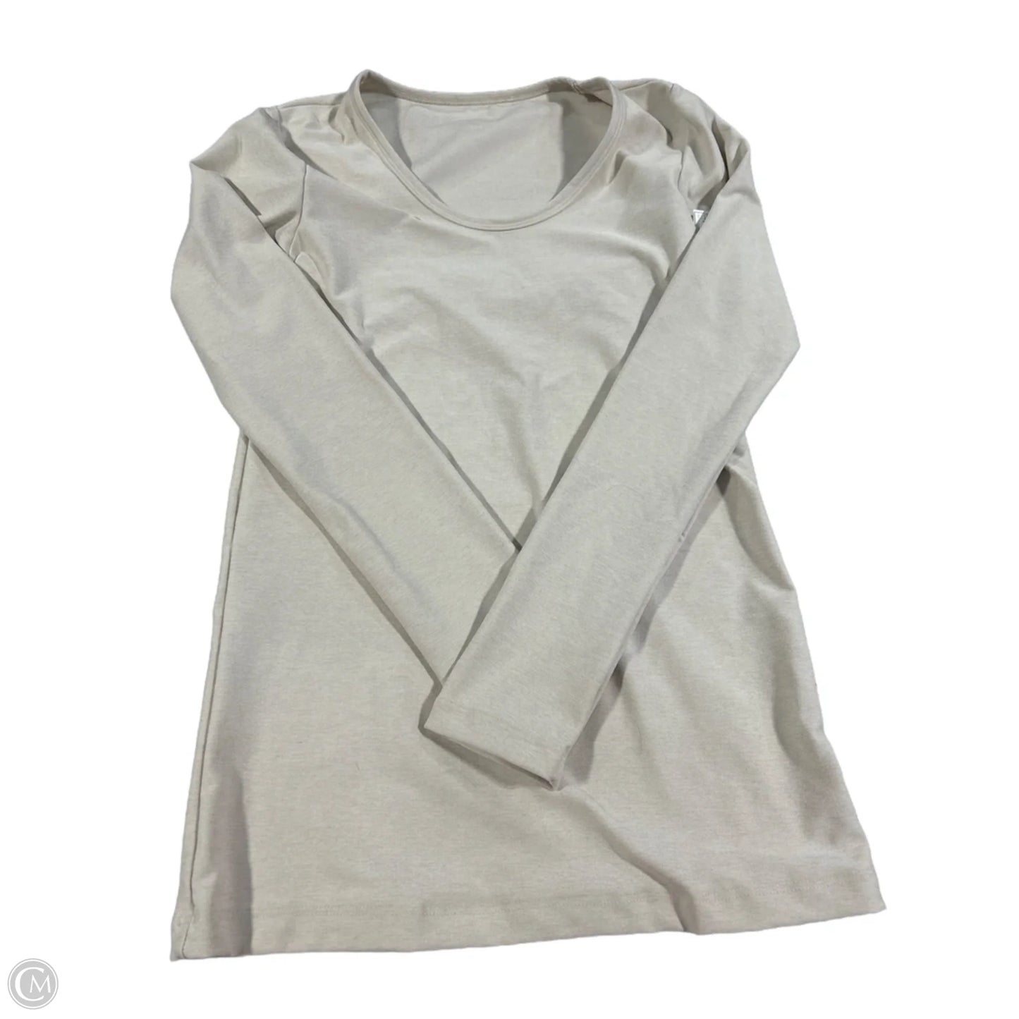 Top Long Sleeve By Cmc In Cream, Size: S