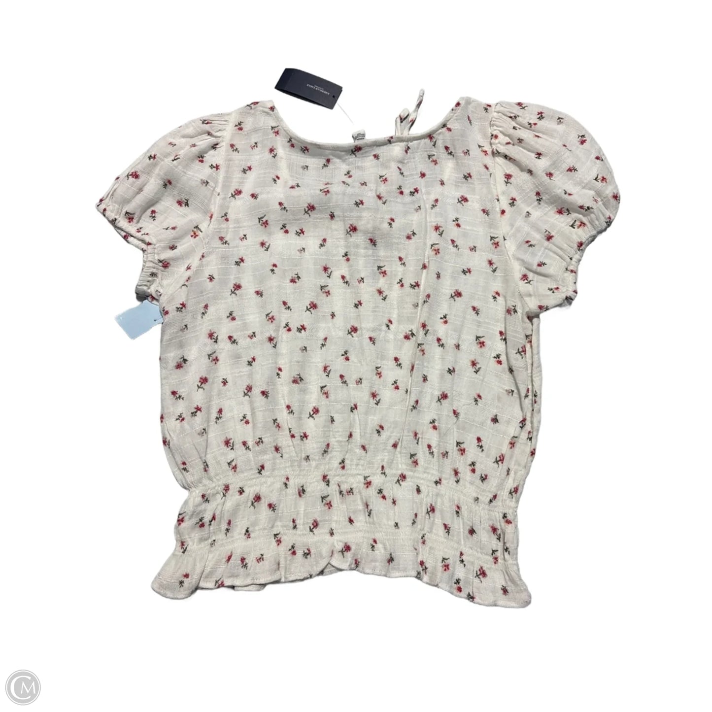 Top Short Sleeve By American Eagle In White, Size: M