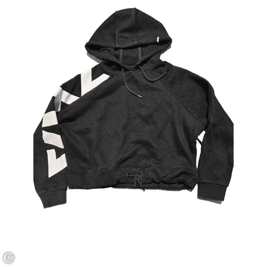 Sweatshirt Hoodie By Zyia In Black, Size: M