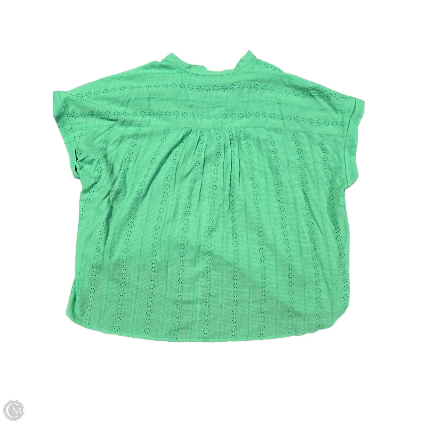 Top Short Sleeve By Lane Bryant In Green, Size: 3x
