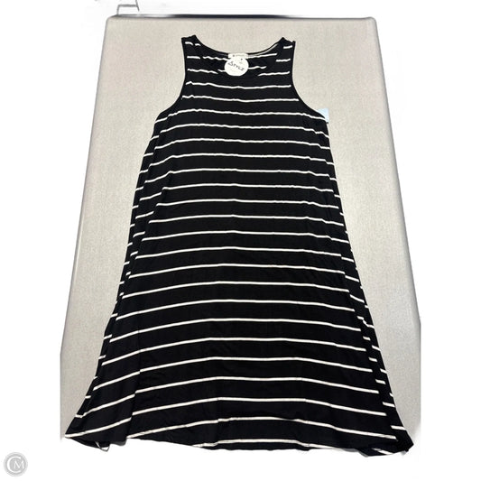 Dress Casual Midi By Bombom In Striped Pattern, Size: L