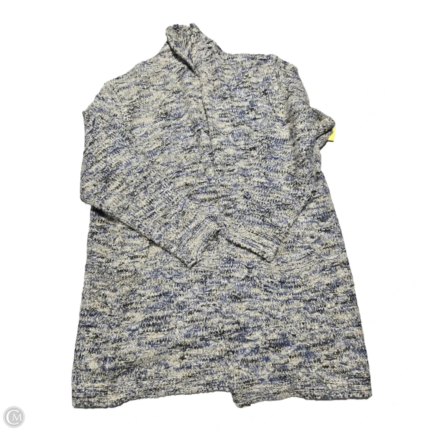 Cardigan By Northstyle In Blue & Cream, Size: L