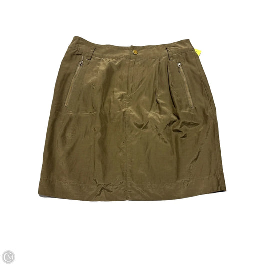 Skirt Midi By Banana Republic In Green, Size: 4