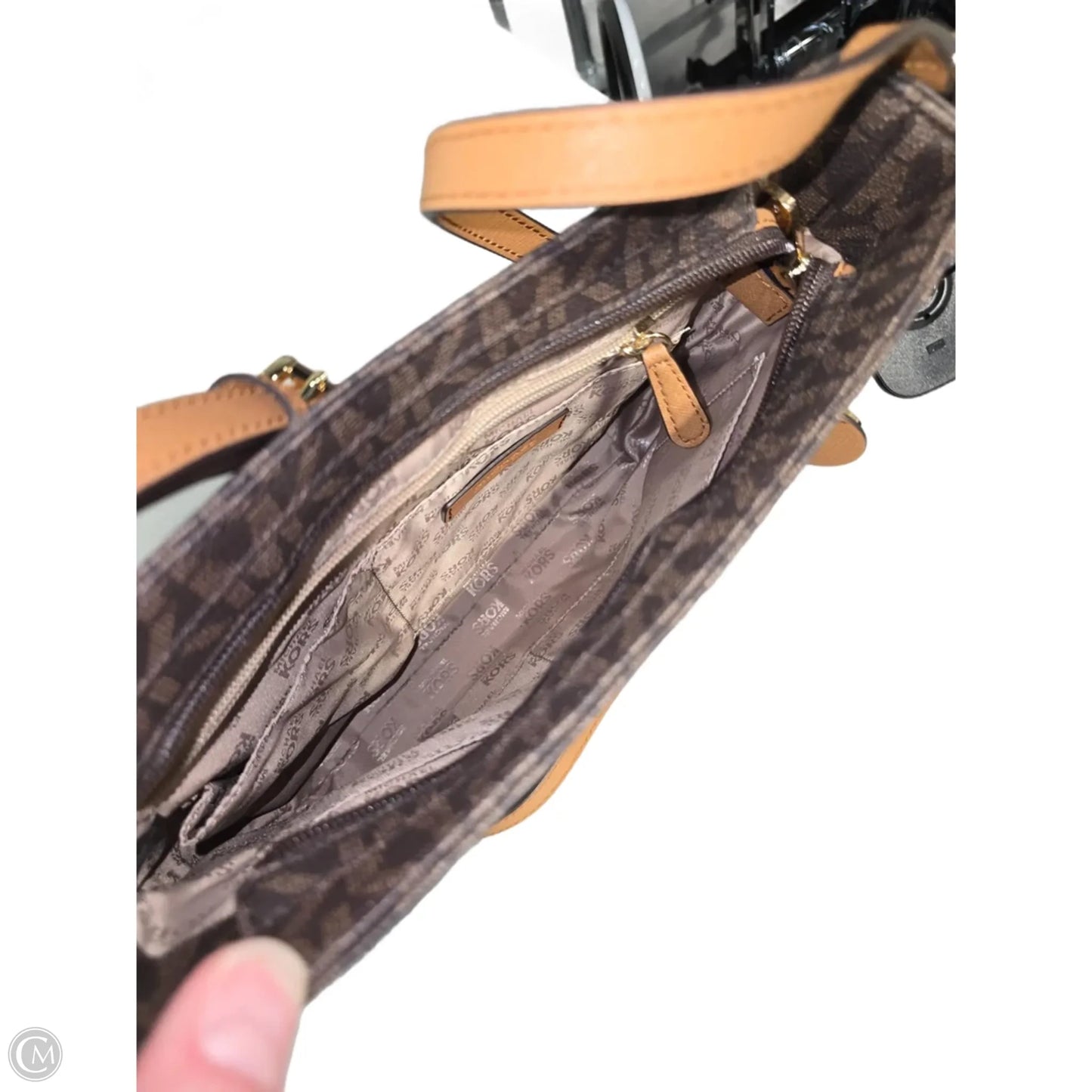 Crossbody Designer By Michael Kors, Size: Medium