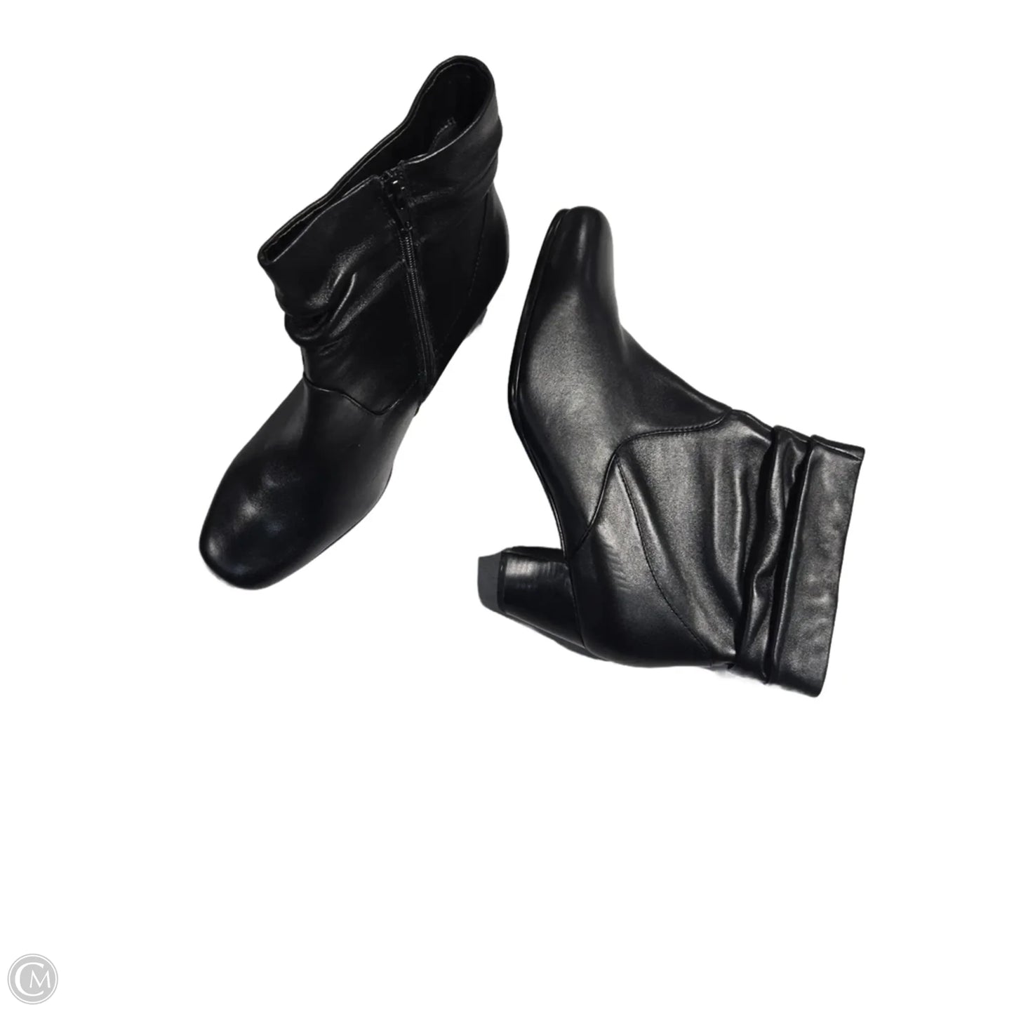 Boots Ankle Heels By Cmc In Black, Size: 12