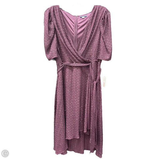 Dress Casual Midi By Tommy Hilfiger In Purple, Size: Xl