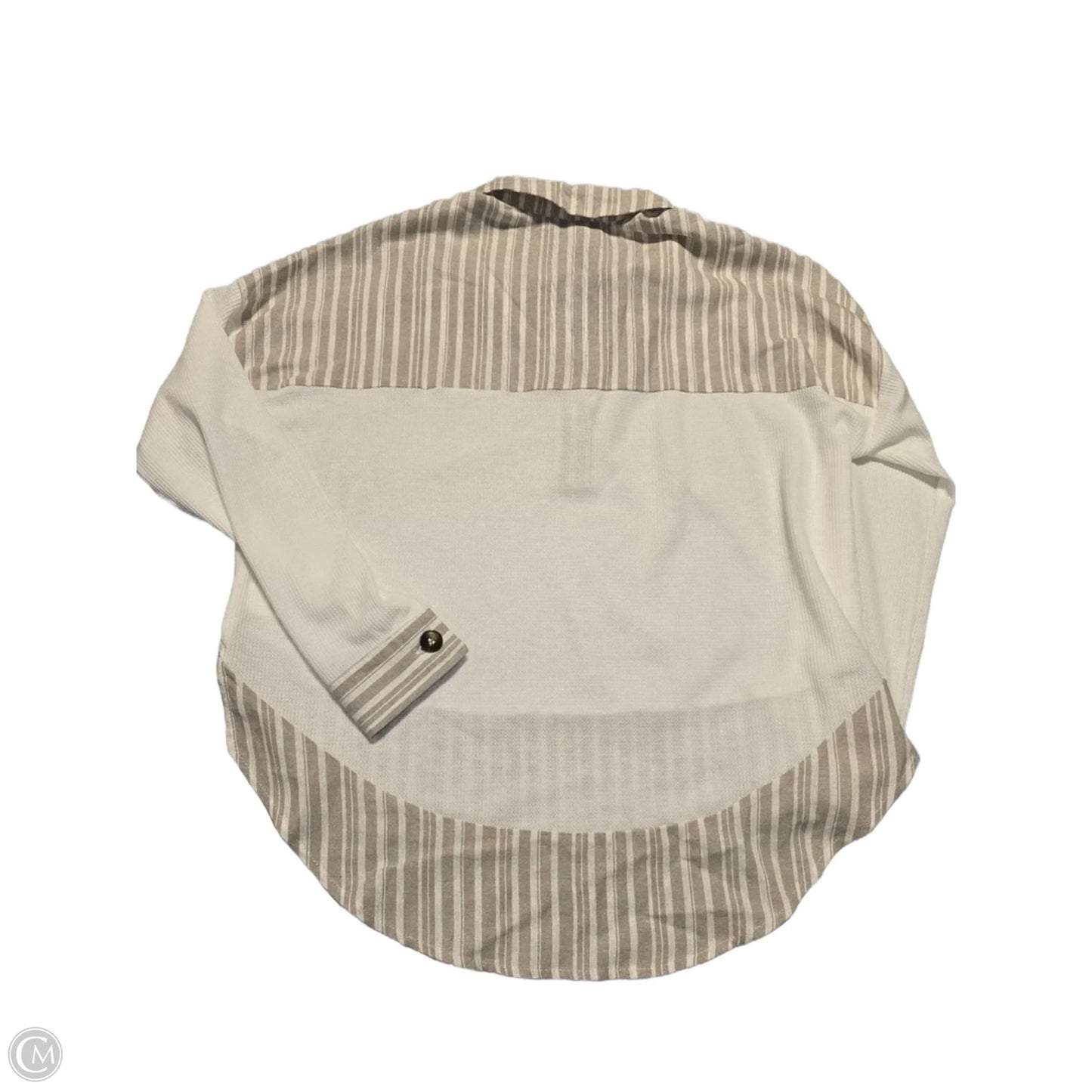 Top Long Sleeve By Gilli In White, Size: S