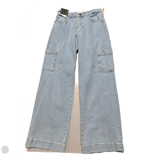 Jeans Wide Leg By Lola In Blue Denim, Size: 4