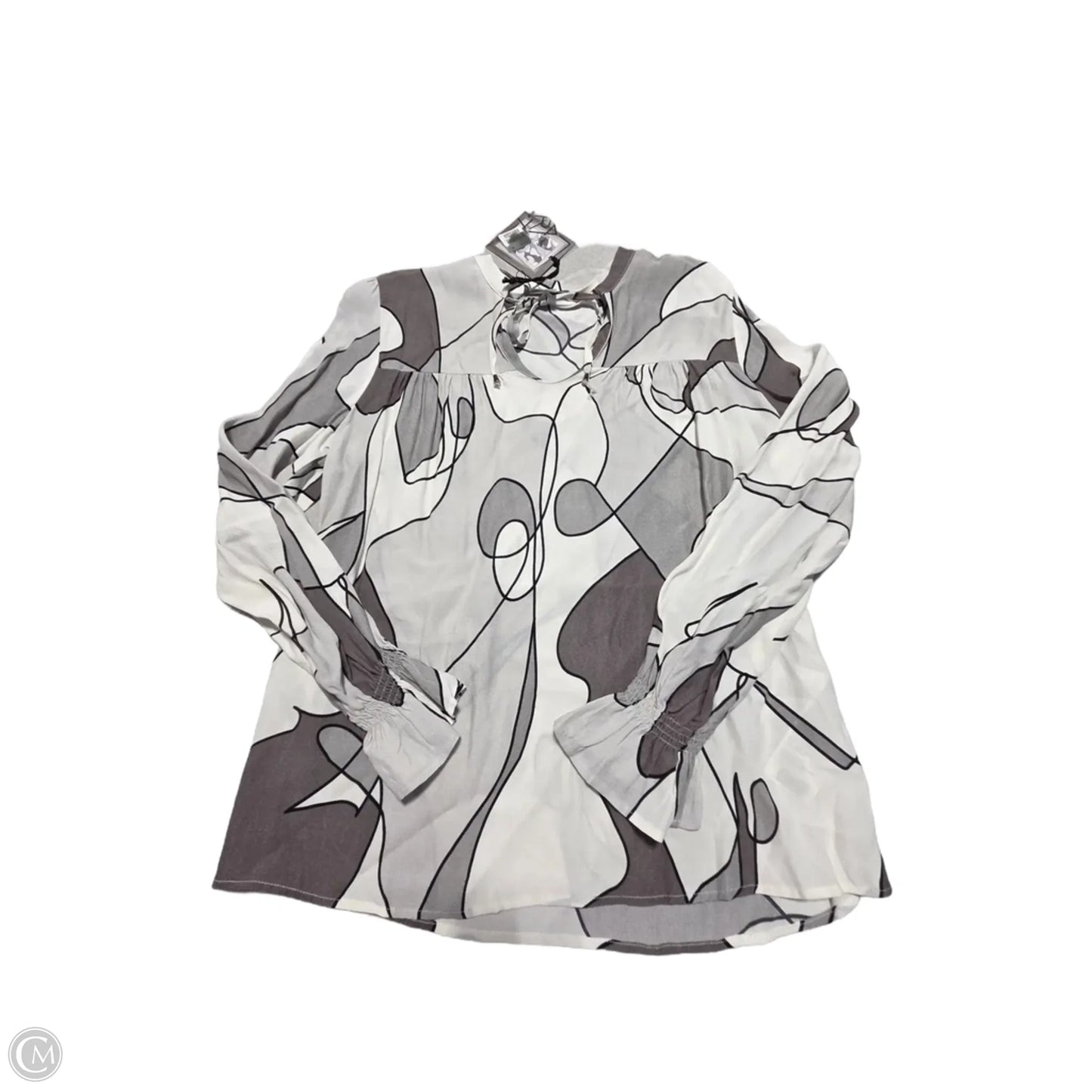 Top Long Sleeve By Cmc In White, Size: S