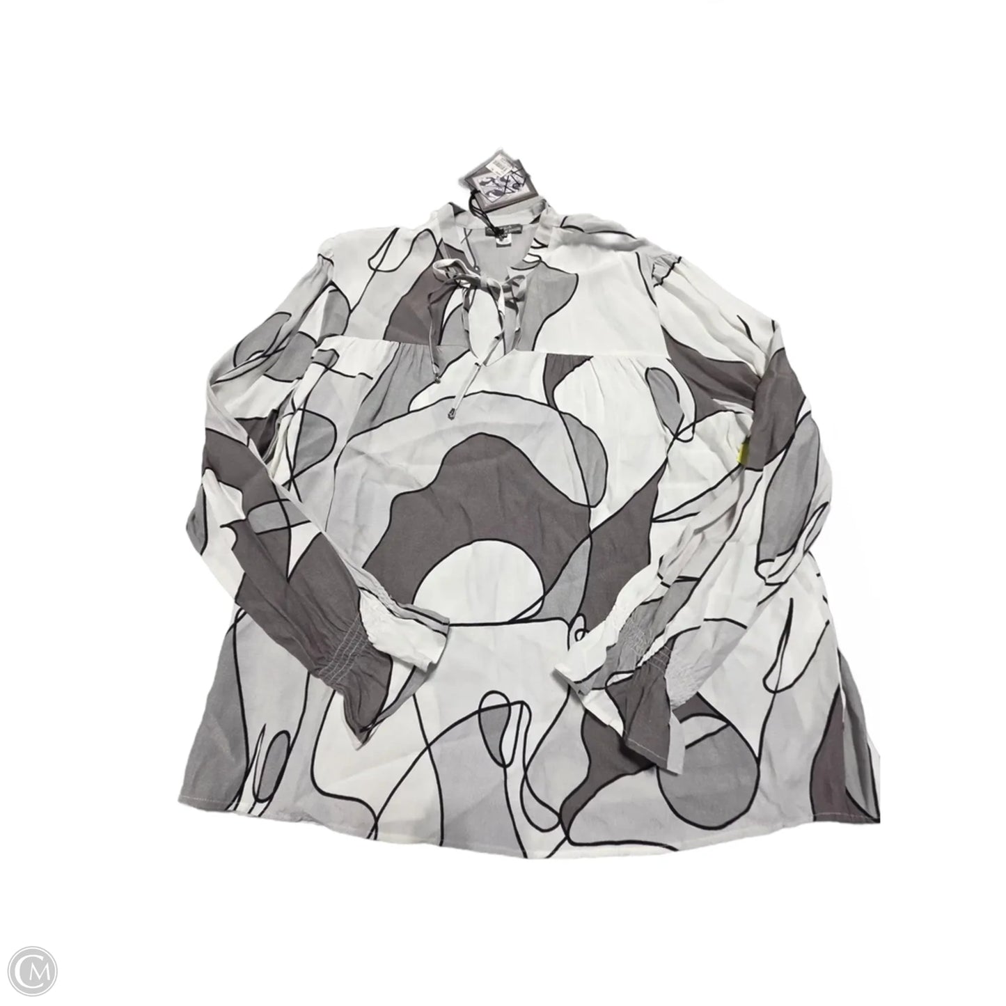 Top Long Sleeve By Cmc In White, Size: Xl