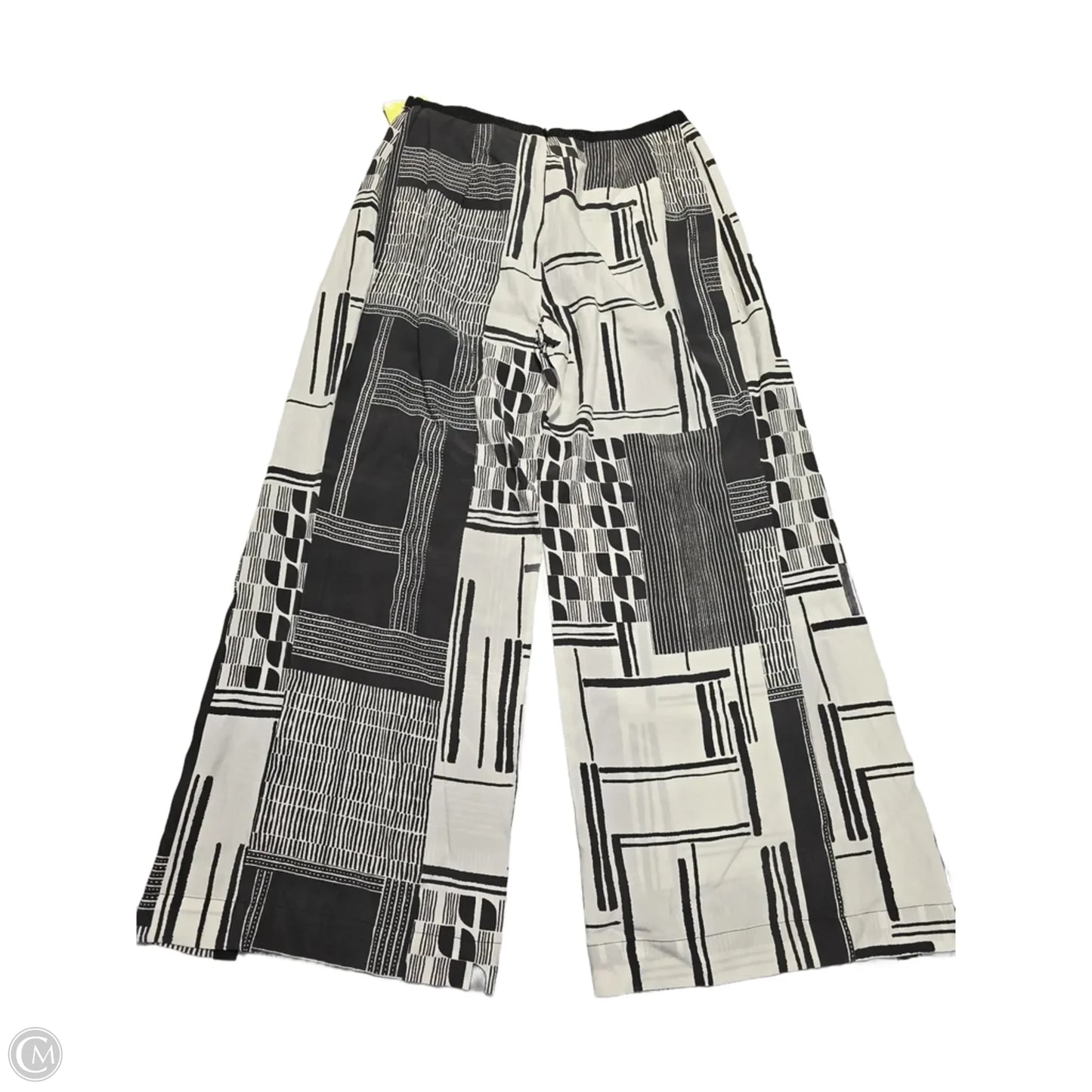 Pants Linen By Cmc In Black & White, Size: Xs