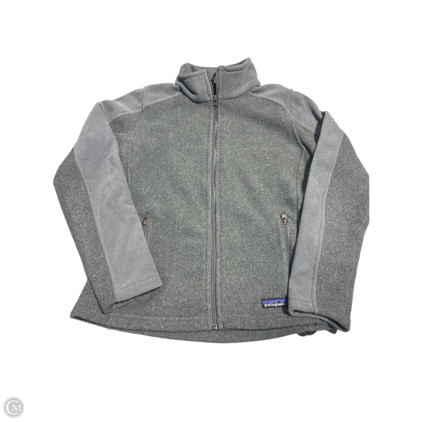 Jacket Fleece By Patagonia In Grey, Size: S