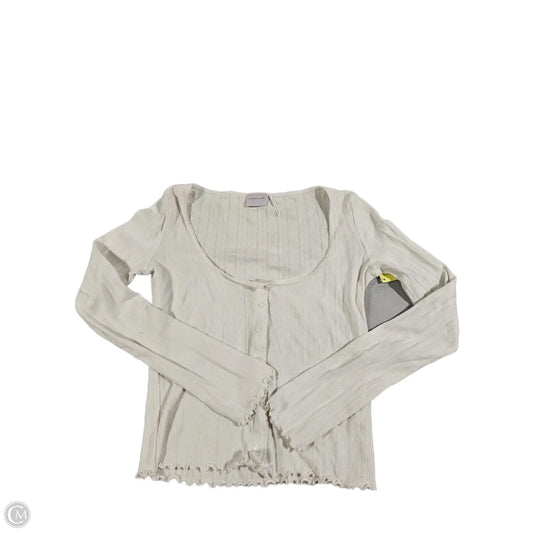 Top Long Sleeve By Out From Under In White, Size: M