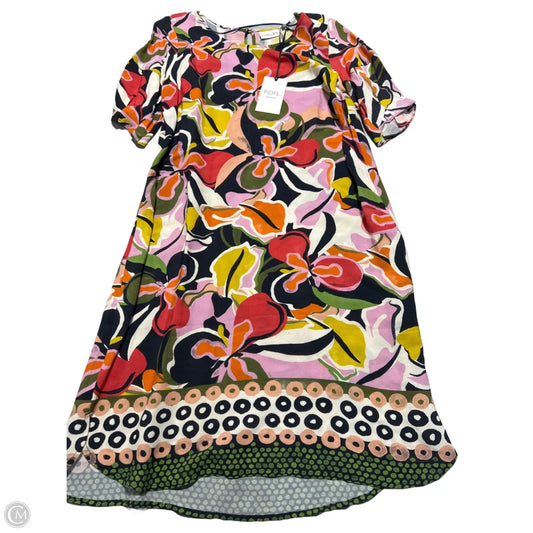 Dress Casual Midi By Cmc In Multi-colored, Size: S