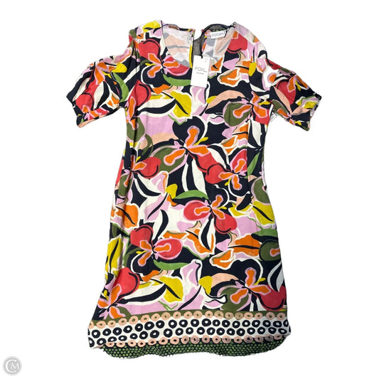 Dress Casual Midi By Cmc In Multi-colored, Size: M