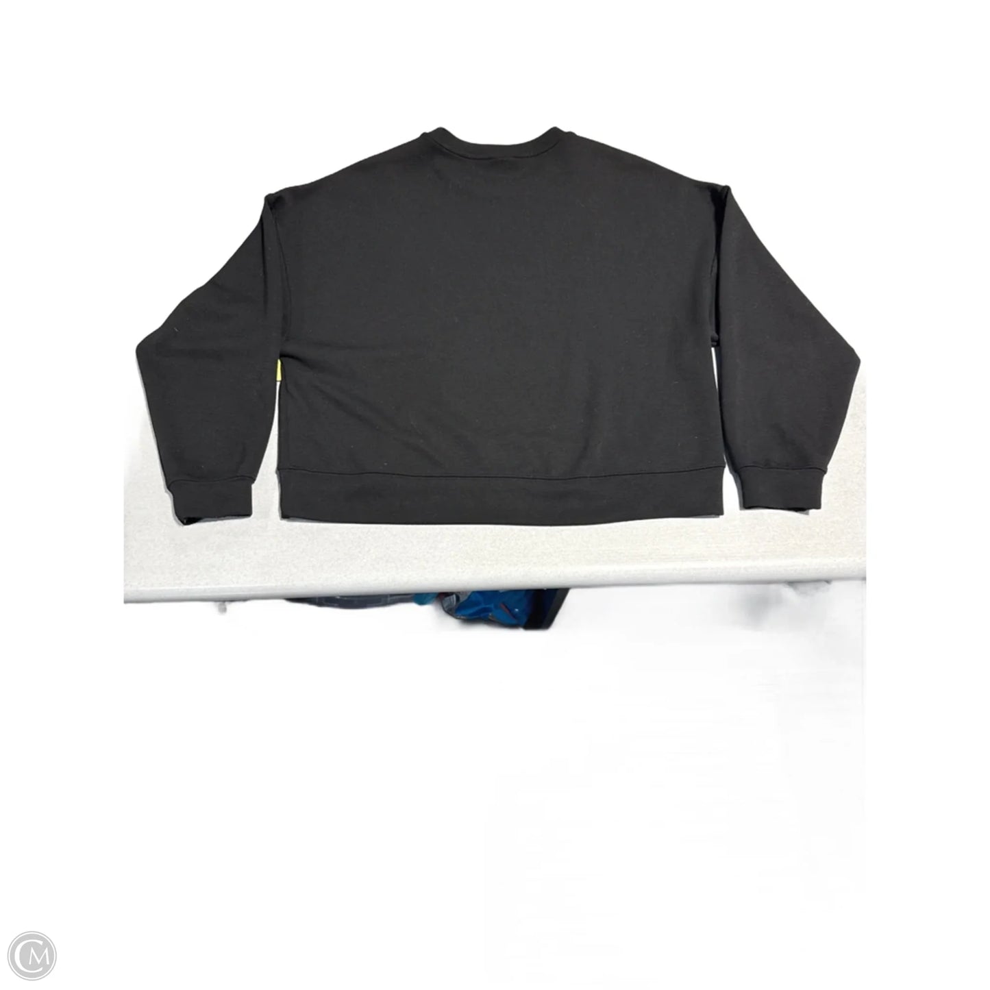Top Long Sleeve By Scoop In Black, Size: L
