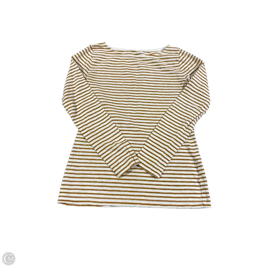 Top Long Sleeve By J. Crew In Striped Pattern, Size: Xs