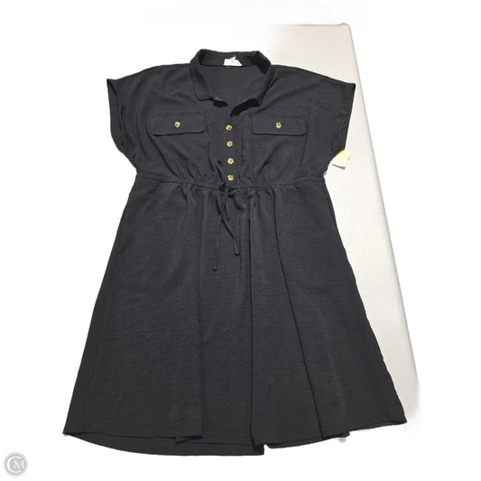 Dress Casual Midi By Lucky Brand In Black, Size: 1x