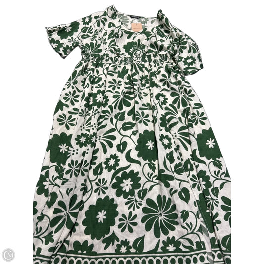 Dress Casual Maxi By Bloomchic In Green, Size: L