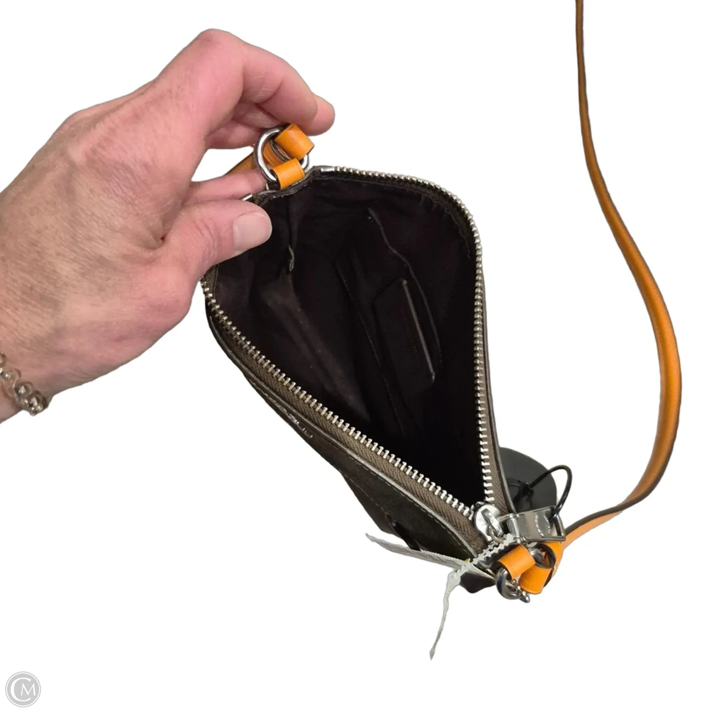 Crossbody Designer By Coach, Size: Small