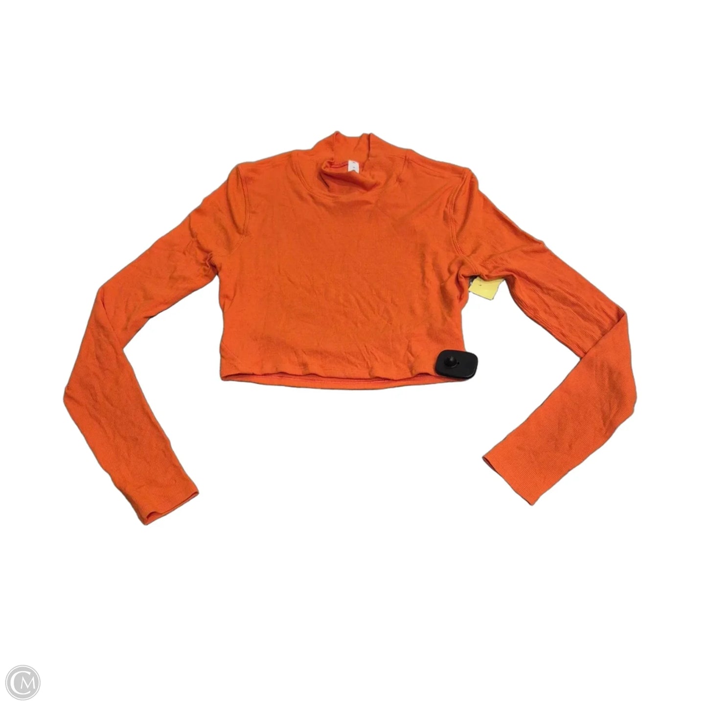 Top Long Sleeve By Lululemon In Orange, Size: 8