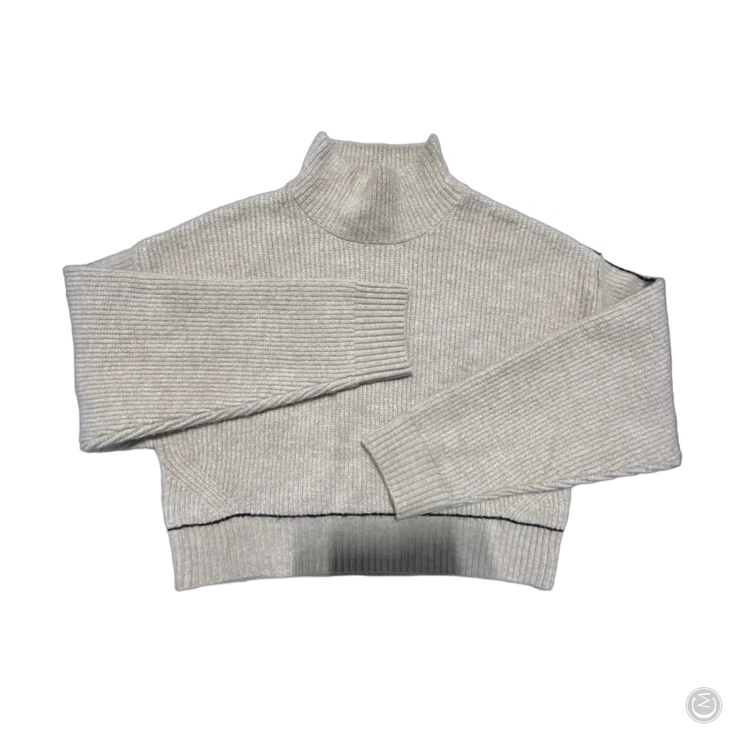 Sweater By Flat White In Tan, Size: M