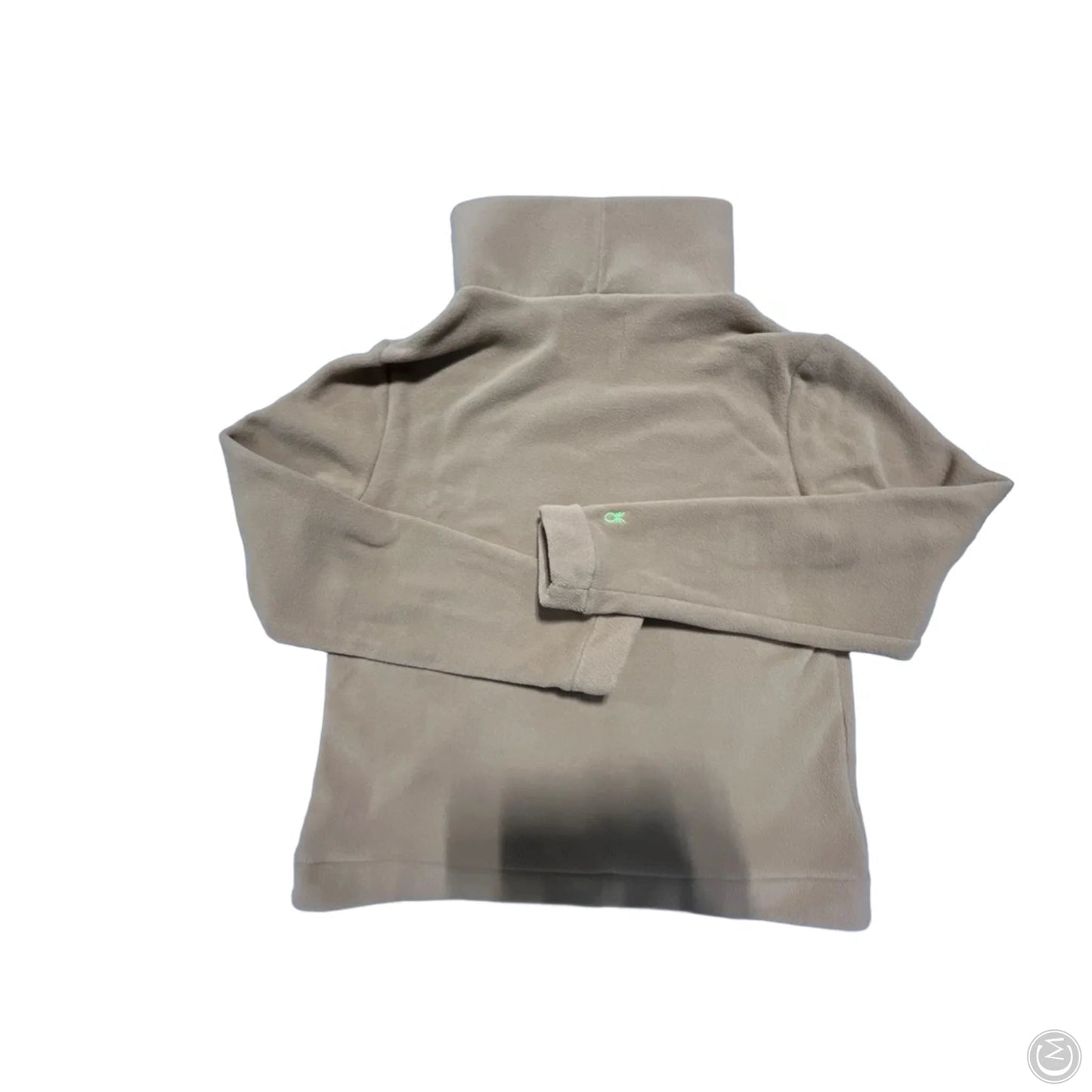 Top Long Sleeve By Cmb In Tan, Size: M