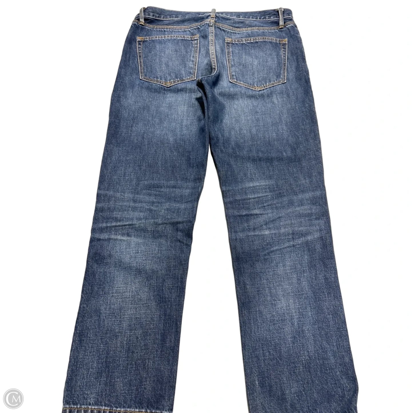 Jeans Straight By Gap In Blue Denim, Size: 6