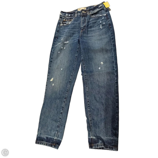 Jeans Straight By Garage In Blue Denim, Size: 4