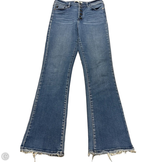 Jeans Boot Cut By Kancan In Blue Denim, Size: 8