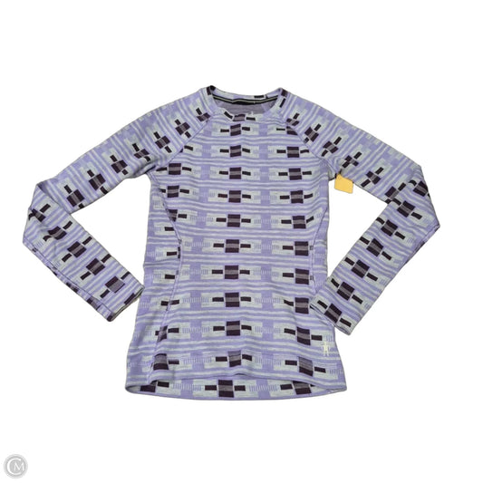 Top Long Sleeve By Smartwool In Purple, Size: Xs