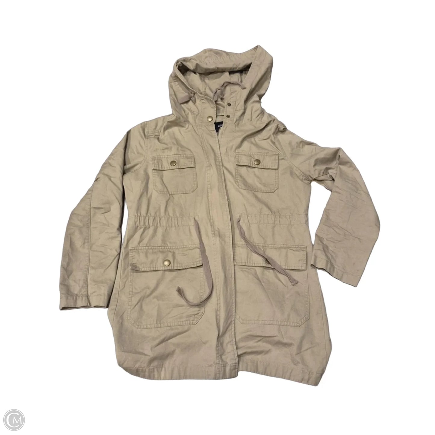 Jacket Moto Leather By Active Usa In Tan, Size: S