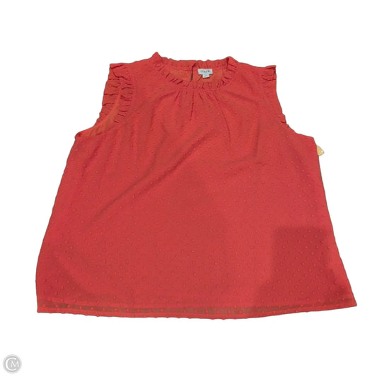 Tank Top By J. Crew In Orange, Size: Xl